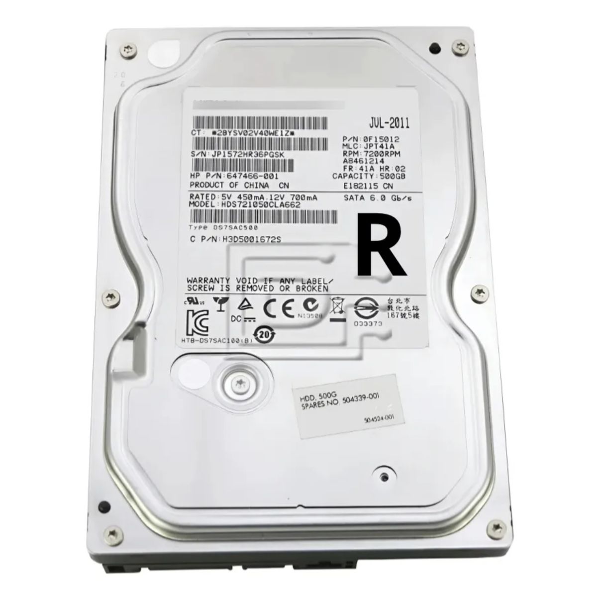 HITACHI - Disco Duro 500gb hitachi Sata 3.5 Pc