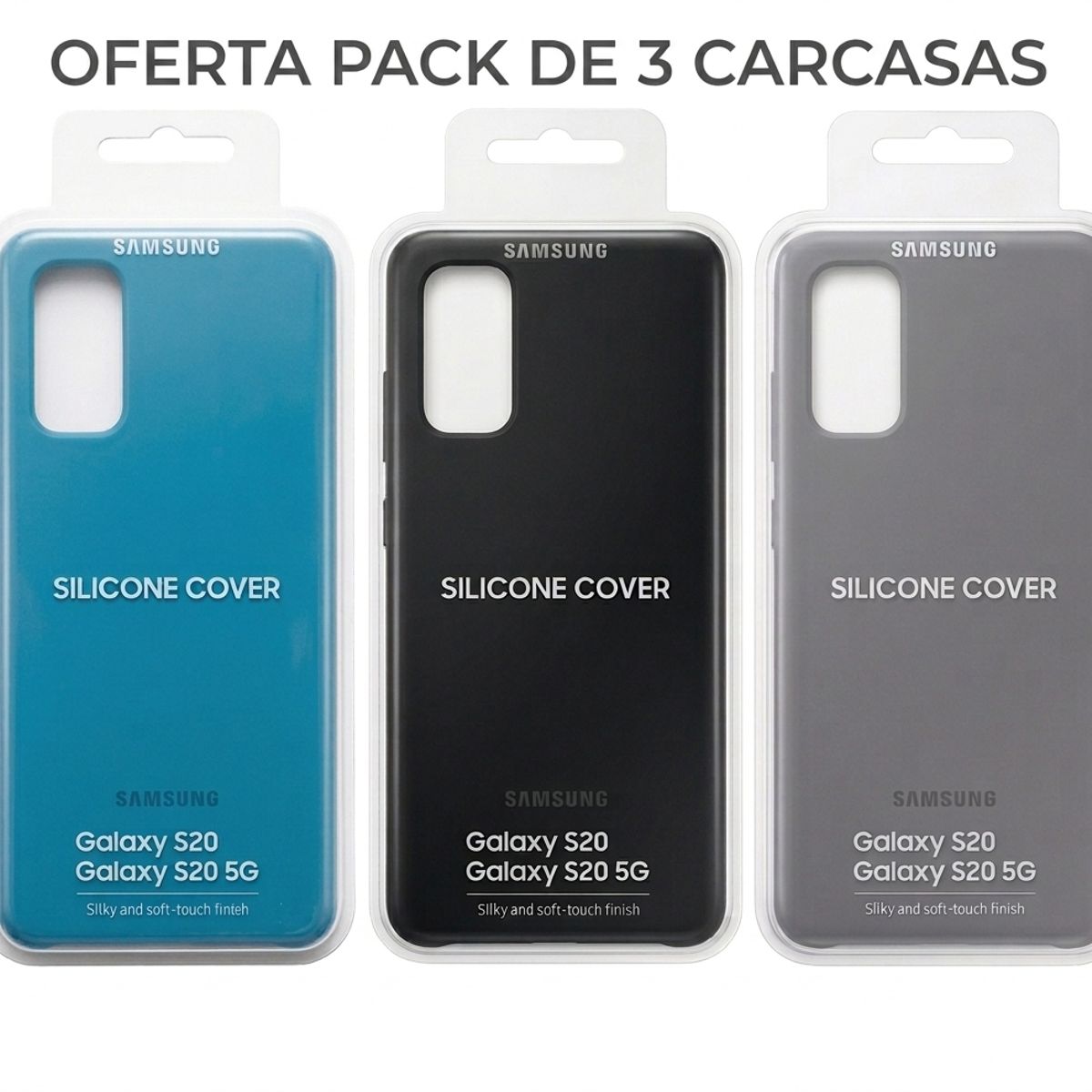 GENERICO - Carcasa de silicona para Samsung Galaxy S20