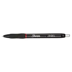 SHARPIE - Caja 12 Bolígrafos S‑Gel 0,7mm Rojo Punta Media