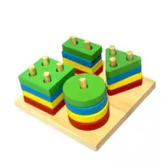 GENERICO - Mini Dificultad Juguete Madera