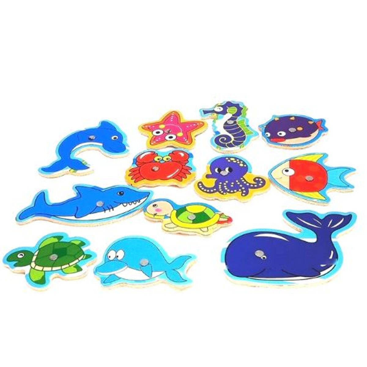 GENERICO - Pesca Azul Juguete Madera