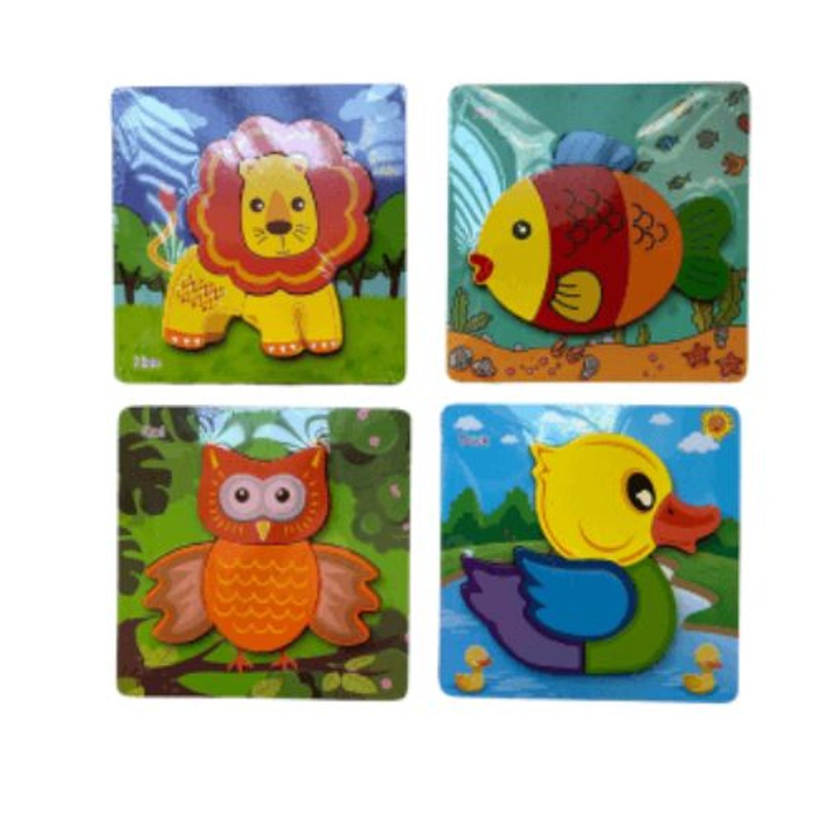 GENERICO - Puzzle Animal Juguete Madera