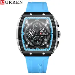 CURREN - Reloj Hombre - Azul