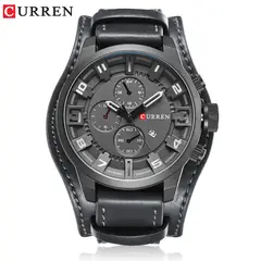 CURREN - Reloj Hombre - Negro
