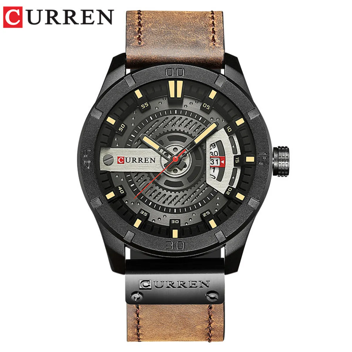 CURREN - Reloj Curren Hombre - Café