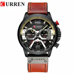 CURREN - Reloj Hombre - Negro