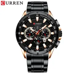CURREN - Reloj Hombre - Negro