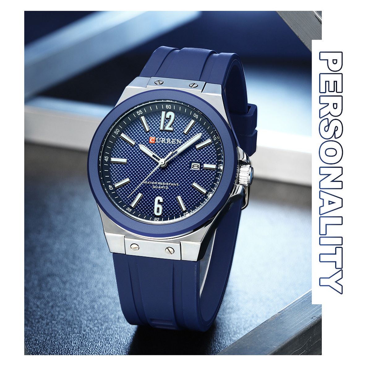 CURREN - Reloj Curren Hombre - Azul