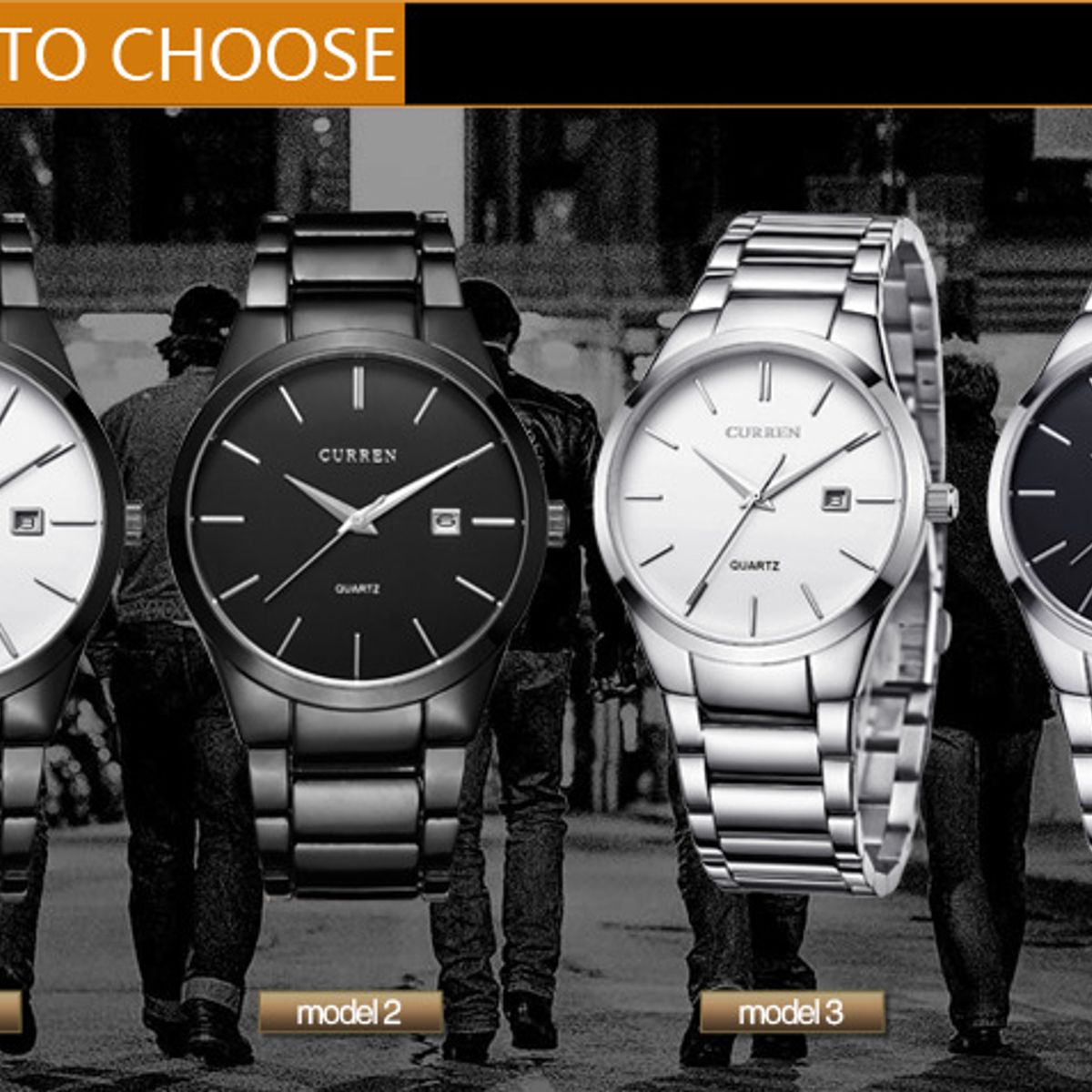 CURREN - Reloj Curren Hombre - Plata
