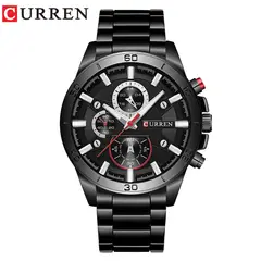 CURREN - Reloj Hombre - Negro