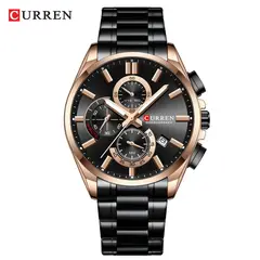 CURREN - Reloj Hombre - Negro