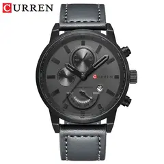 CURREN - Reloj Hombre - Negro