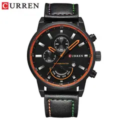 CURREN - Reloj Hombre - Negro