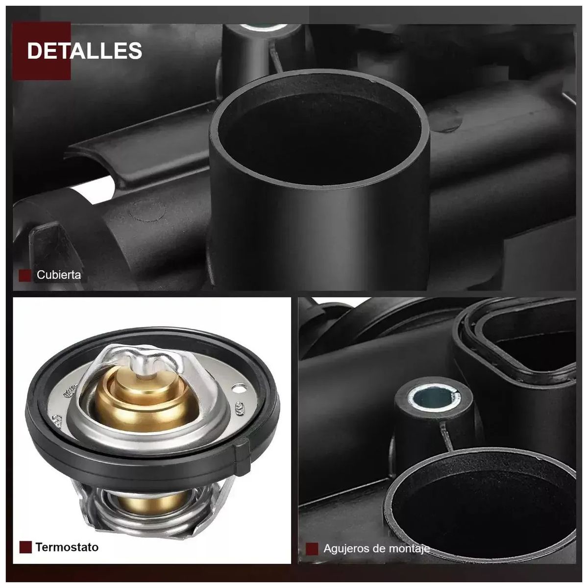 GENERICO - Caja Carcasa Termostato Para Dodge Journey Jeep Compass