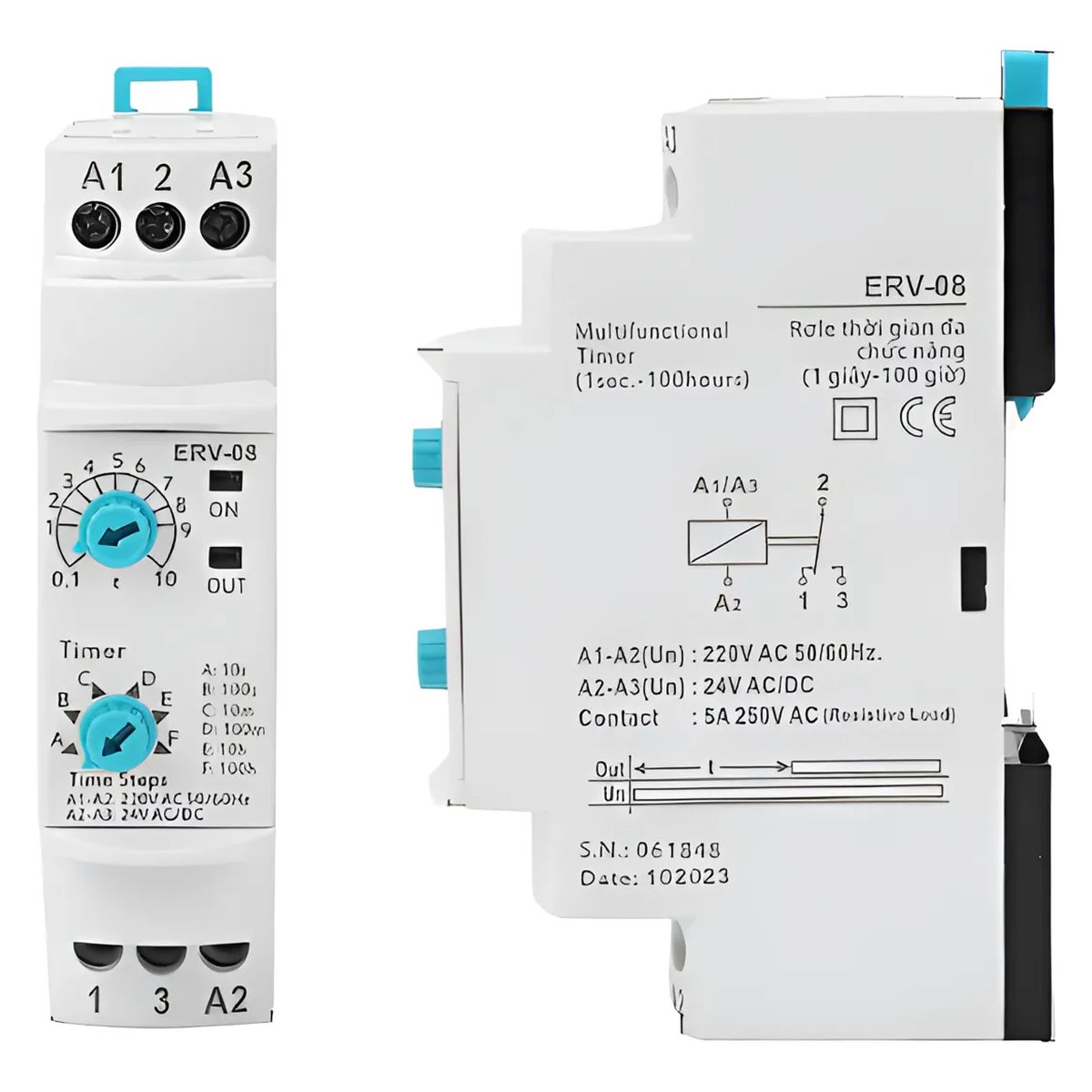 GENERICO - Rele Temporizador On Delay 24v-220v Retardo A La Conexion
