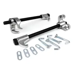 GENERICO - 2 Pcs Llave Compresor Resortes Espirales Amortiguación Pesad Plateado