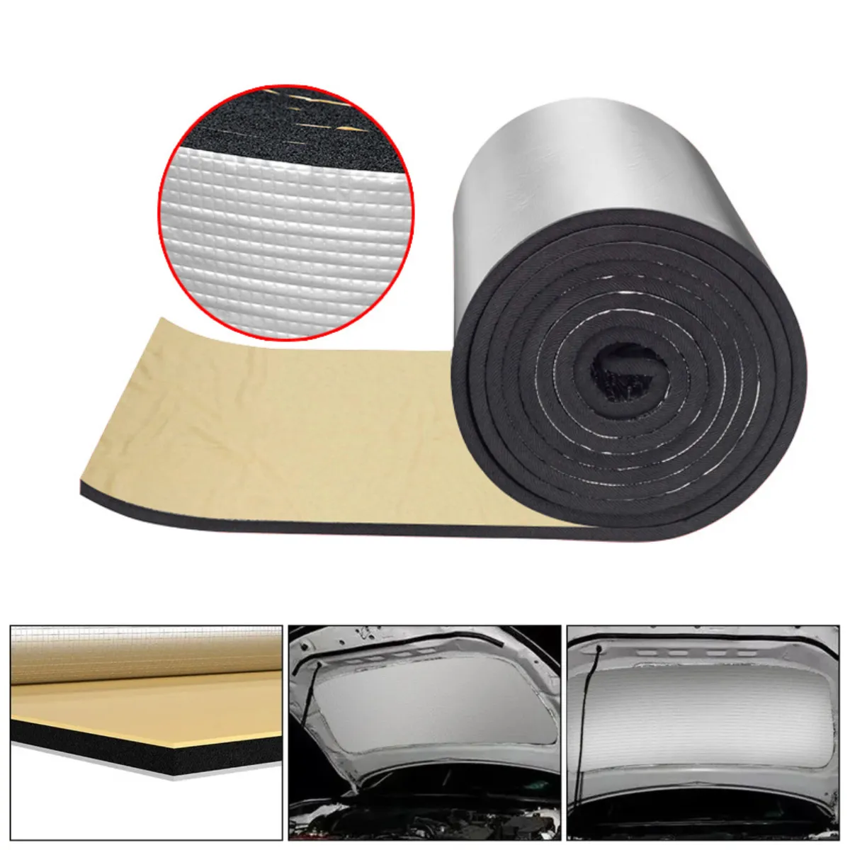 ATURE - Lamina Goma Aislante Sonido Termico Puertas Absorciónla 15mm