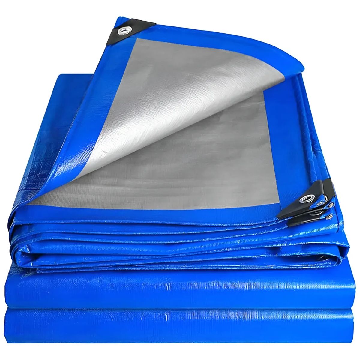 GENERICO - Lonas Multiuso Resistentes Impermeables 8x4mts Con Ojetillos Azul