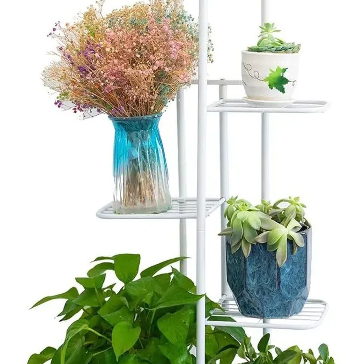 GENERICO - Porta Maceteros Soporte Plantas 5 niveles Jardín Macetas