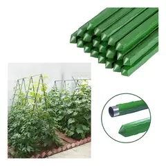 KUANGYE - Tutores Metálico Palo Para Plantas 120 Cm 10 Unidades