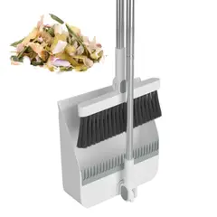 ATURE - Set Escoba Y Pala Con Dientes Plegable Gira 180 Grados