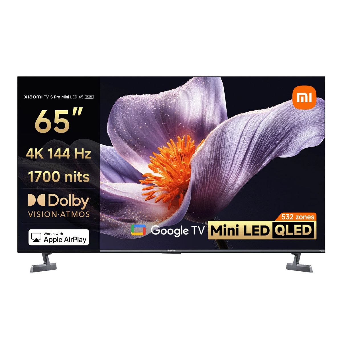 XIAOMI - Televisor inteligente Xiaomi TV S Pro Mini LED 65 2026 65" Google TV