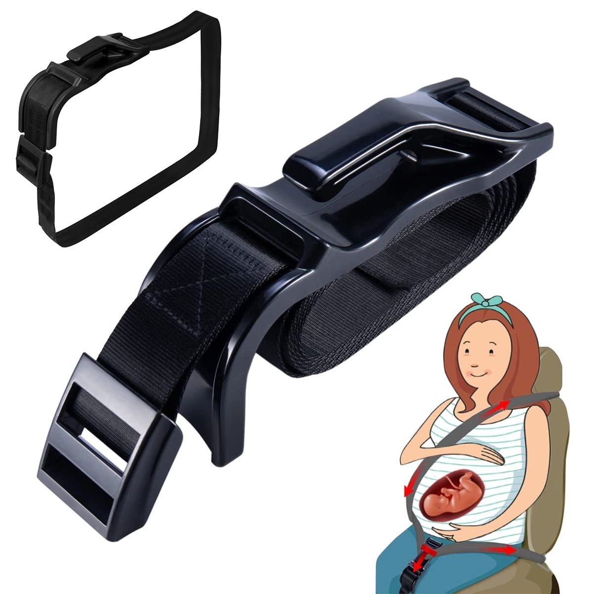 ATURE - Para Safemom Cinturón De Seguridad Para Embarazadas