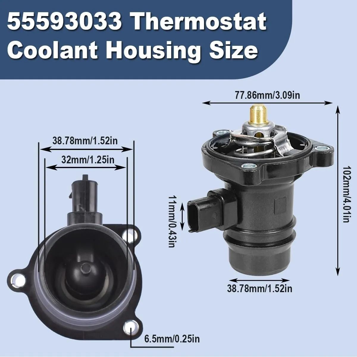 GENERICO - Termostato Carcasa+sensor Para Opel Corsa D/e 1.4 2012-2019