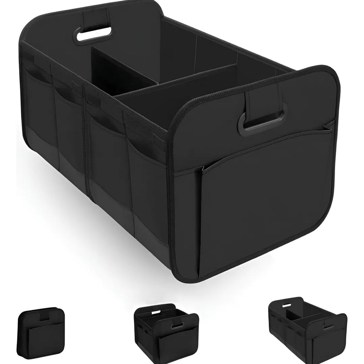 GENERICO - Caja Organizadora De Maleta Auto Bolso Maletero Plegable Negro Puro