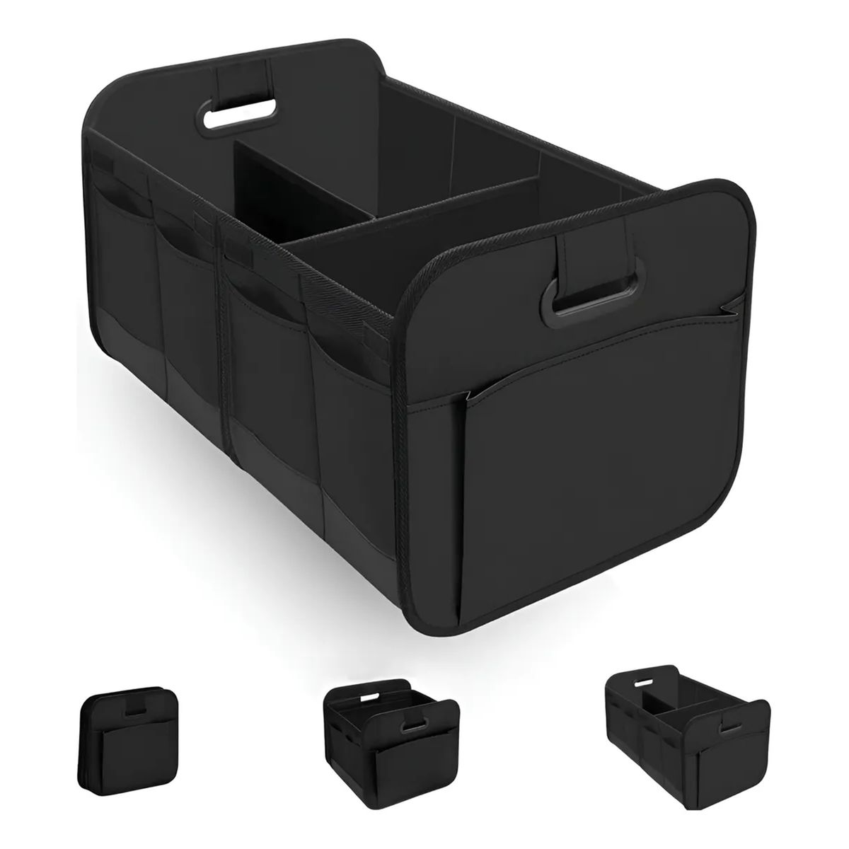 GENERICO - Caja Organizadora De Maleta Auto Bolso Maletero Plegable Negro Puro
