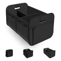 GENERICO - Caja Organizadora De Maleta Auto Bolso Maletero Plegable Negro Puro