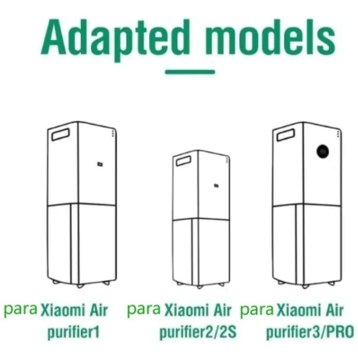 GENERICO - Filtro Para Mi Air Purifier 2 2C 2h 2s 3 3C 3h Pro
