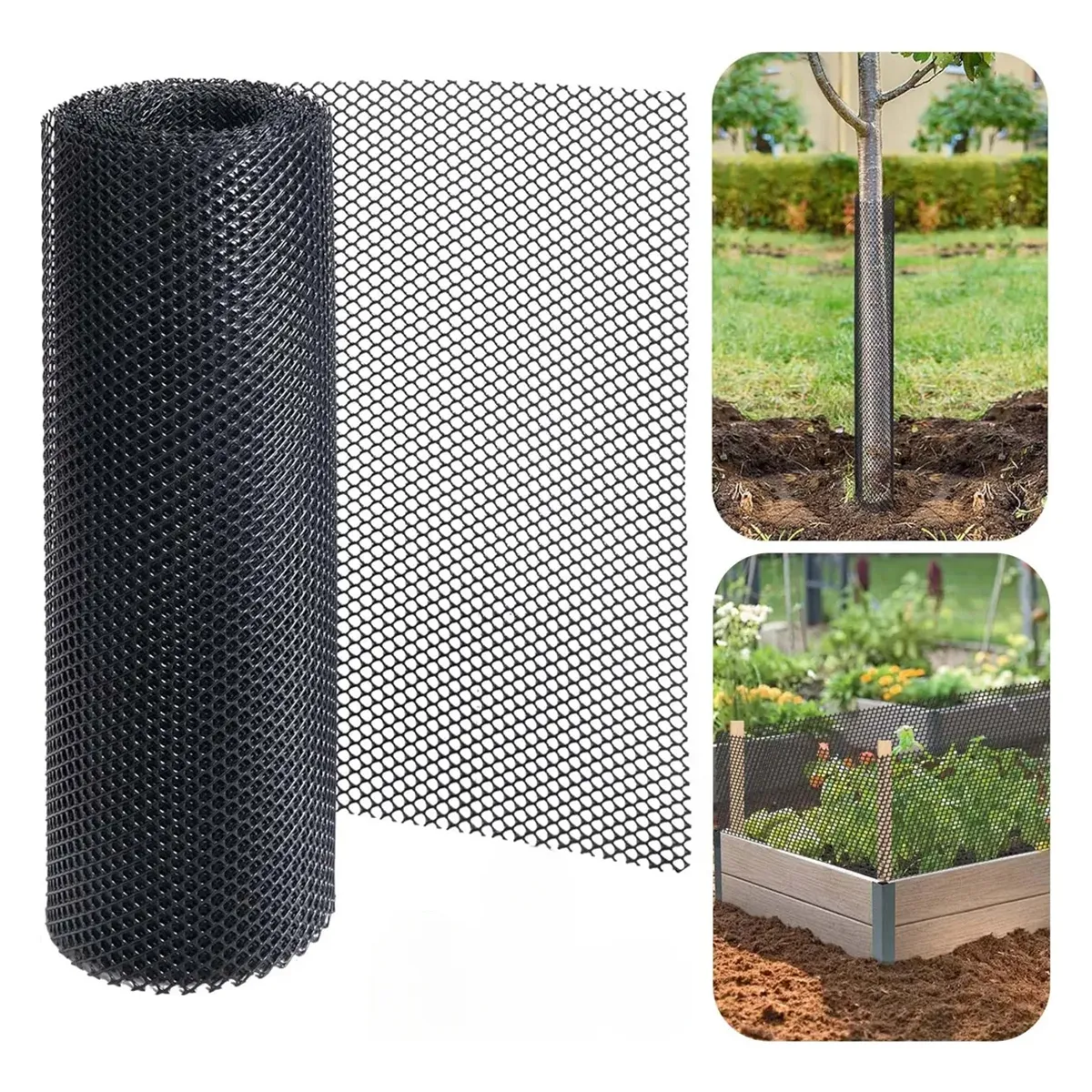GENERICO - Malla Protector Anticonejos Arboles 20d 100 Metros X 31cm