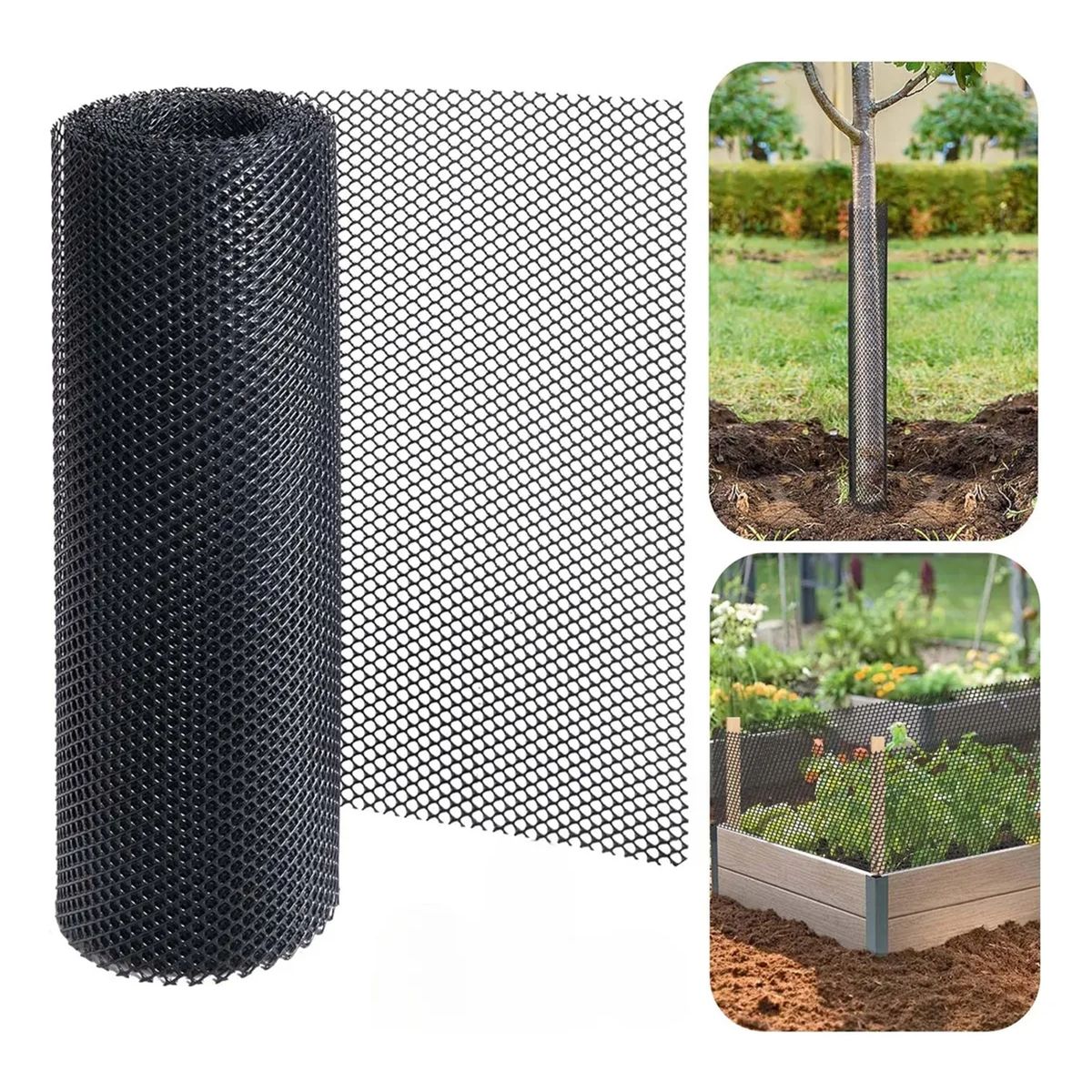 GENERICO - Malla Protector Anticonejos Arboles 20d 100 Metros X 31cm