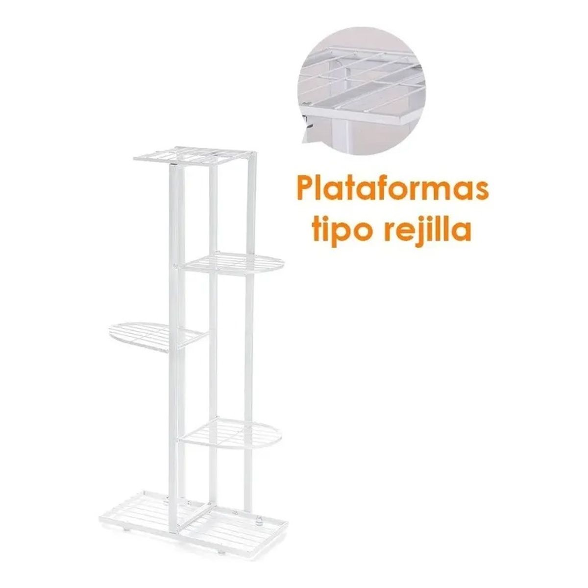 GENERICO - Soporte Para Macetas Estante De Macetas Para Plantas 5 Nivel