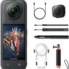 INSTA360 - X5 Black 8K HD Paquete de buceo pro cámara de acción