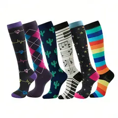 GENERICO - 7 Pares De Medias De Compresión De Cobre Para Varices