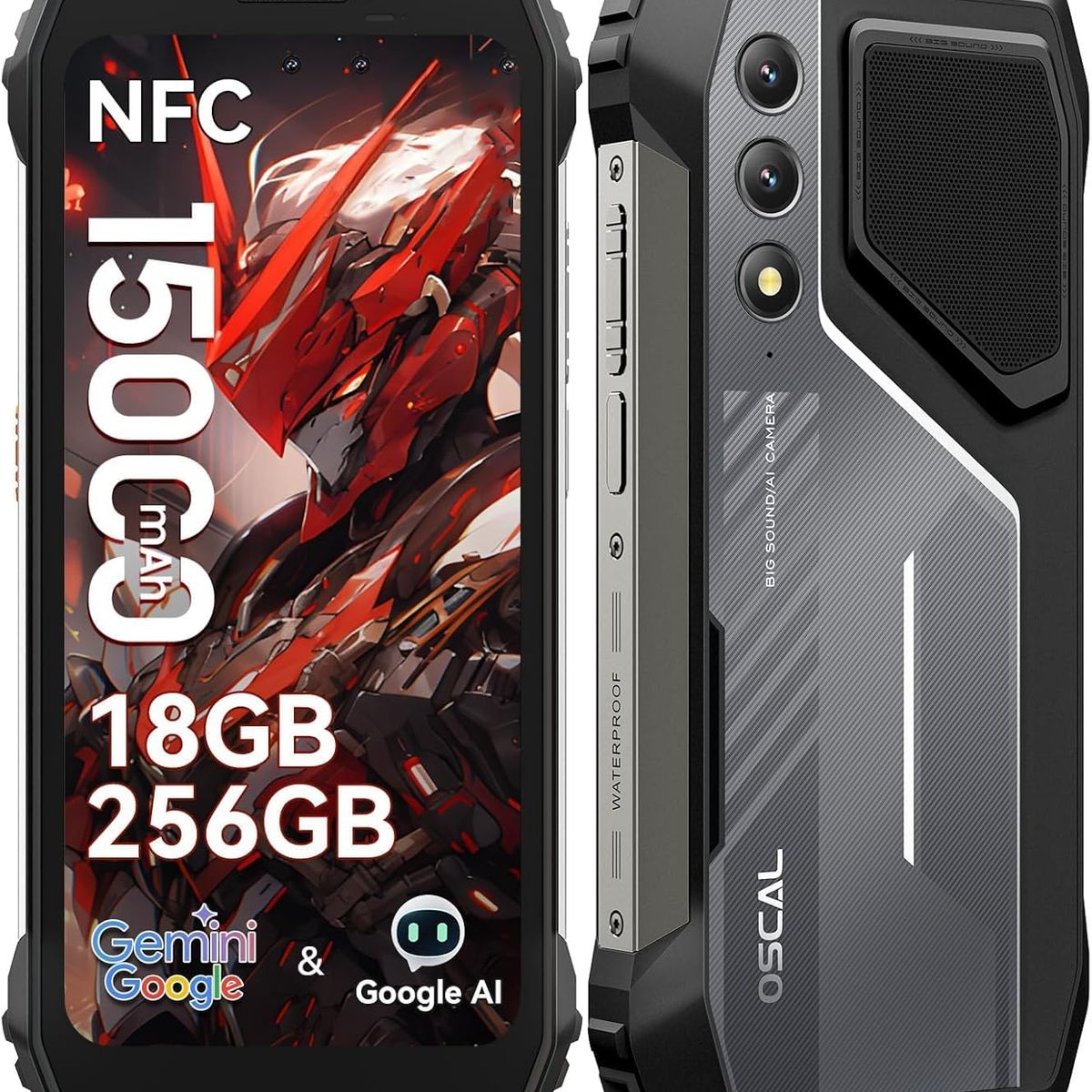 OSCAL - OSCAL Pilot 1 Celular 18GB+256GB 15000mAh 50MP Smartphone