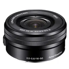 SONY - E PZ 16-50mm F3.5-5.6 OSS Black White Box Lens
