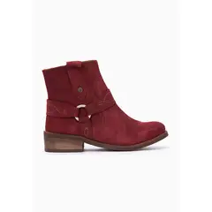 GIANI DAFIRENZE - Botin Cuero Mujer Melia Burdeo