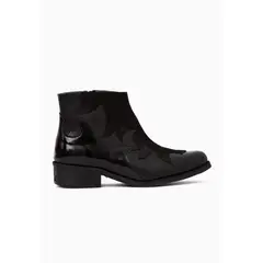 GIANI DAFIRENZE - Botin Cuero Mujer Poleo Negro