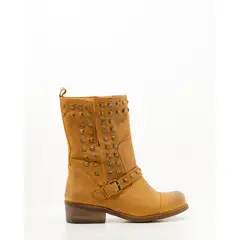 GIANI DAFIRENZE - Bota Cuero Mujer Bari Camel
