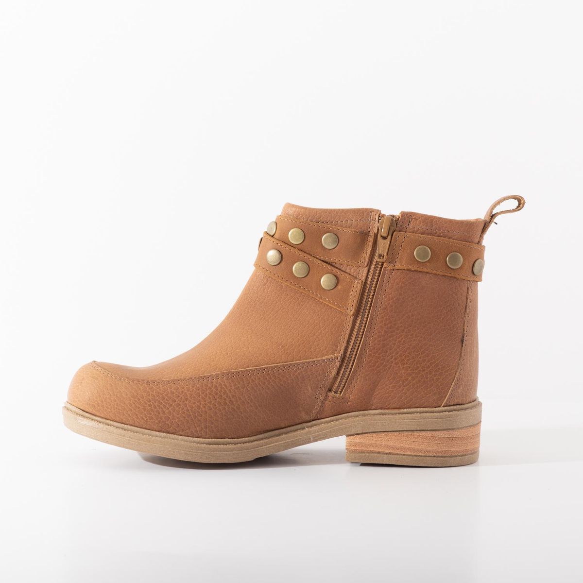 GIANI DAFIRENZE - Botin Cuero Mujer Cua Camel