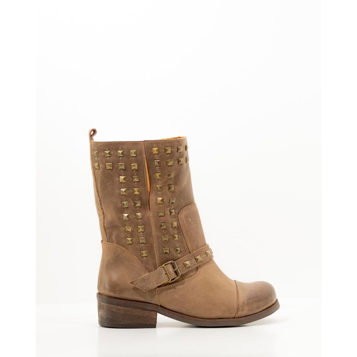 GIANI DAFIRENZE - Bota Cuero Mujer Bari Taupe