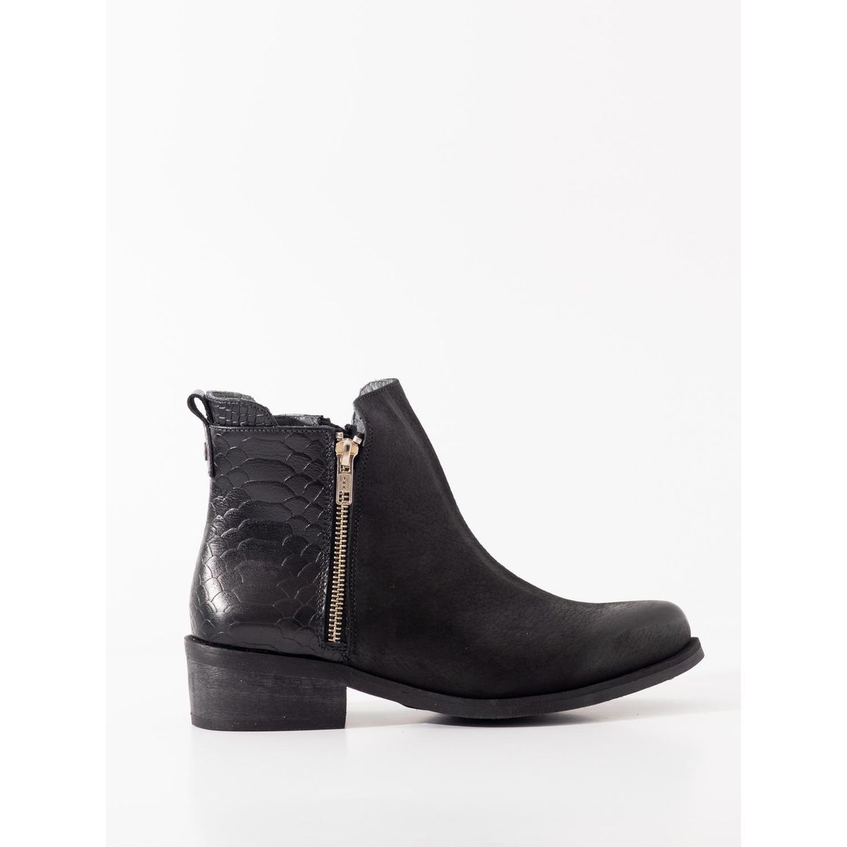 GIANI DAFIRENZE - Botin Cuero Mujer Lena Negro