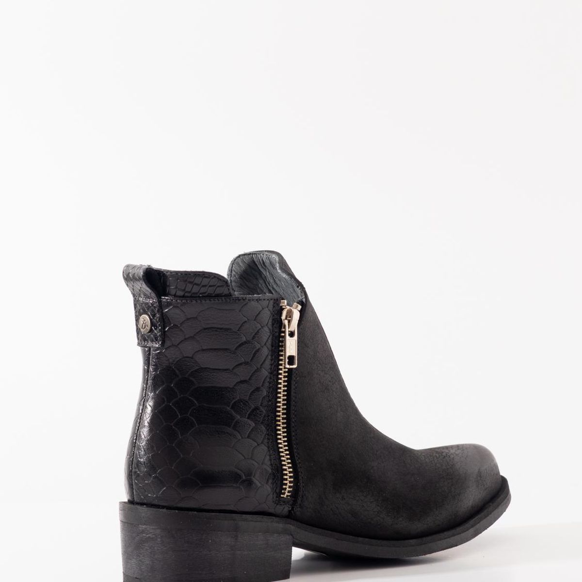 GIANI DAFIRENZE - Botin Cuero Mujer Lena Negro