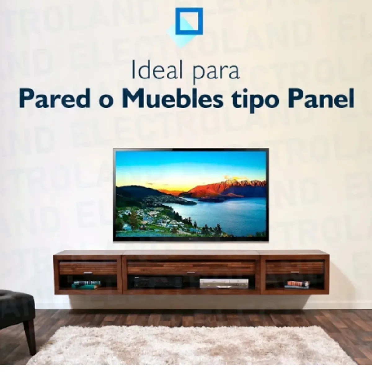 GENERICO - Soporte Vesa Soporte Deco Tv Led Plasma Lcd De 40 A 80 Negro