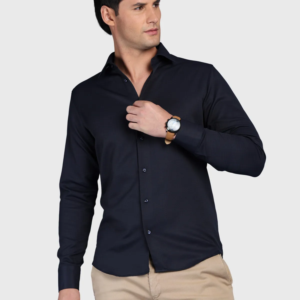 ARROW - Camisa Texturada Slim Fit Azul Arrow ARROW