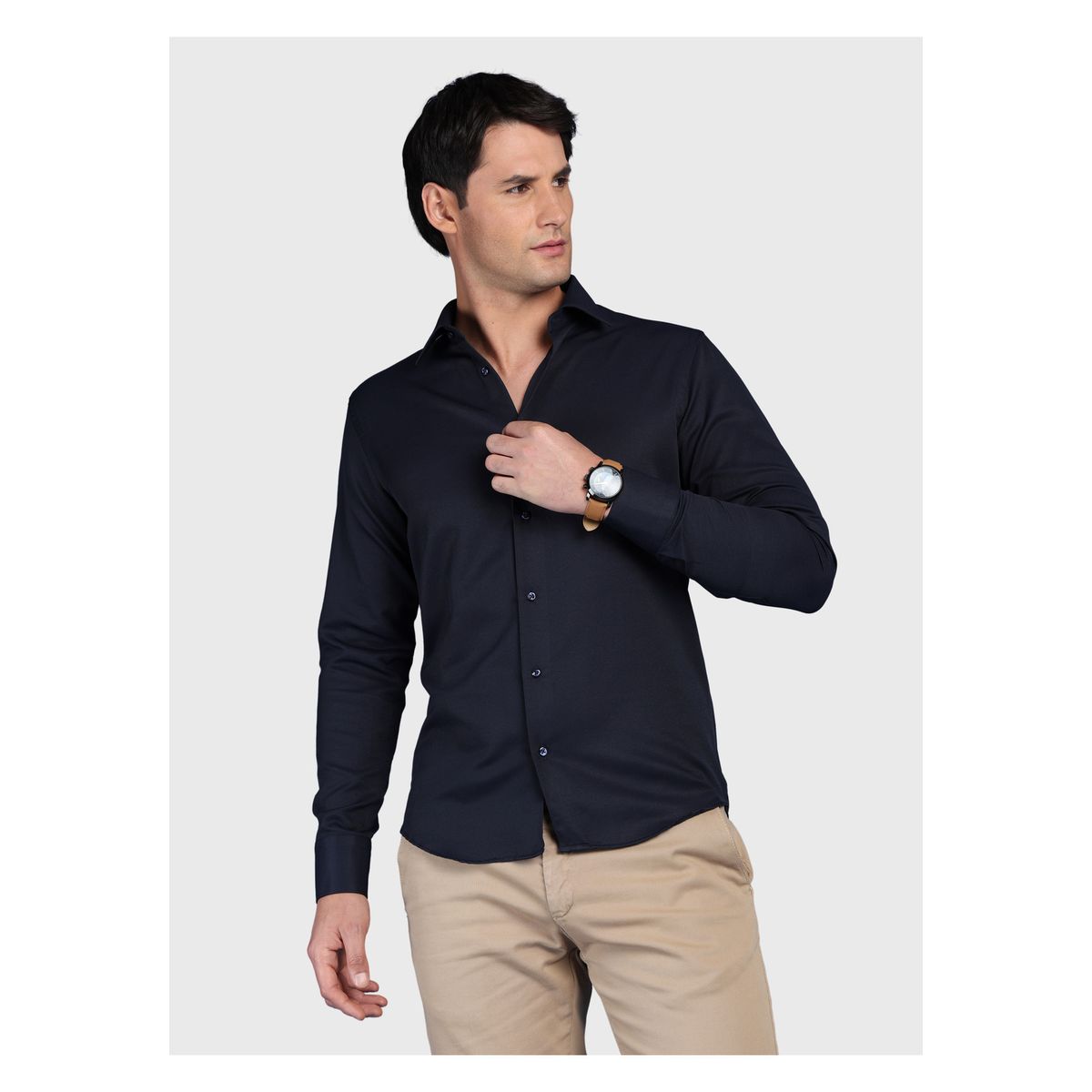 ARROW - Camisa Texturada Slim Fit Azul Arrow ARROW