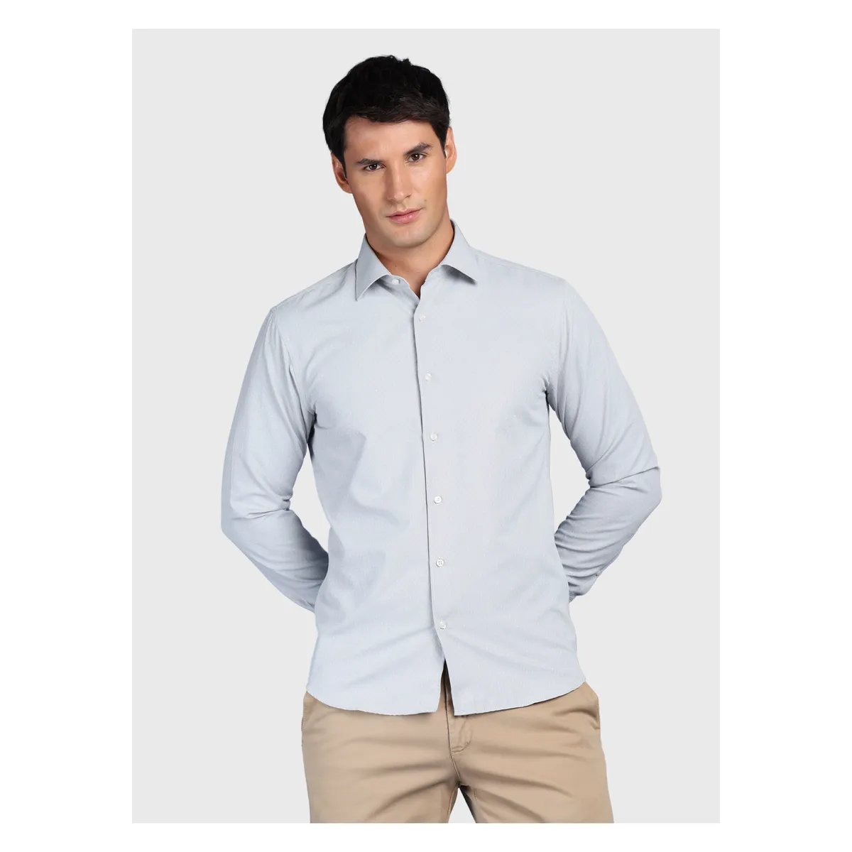 ARROW - Camisa Texturada Slim Fit Verde Arrow ARROW